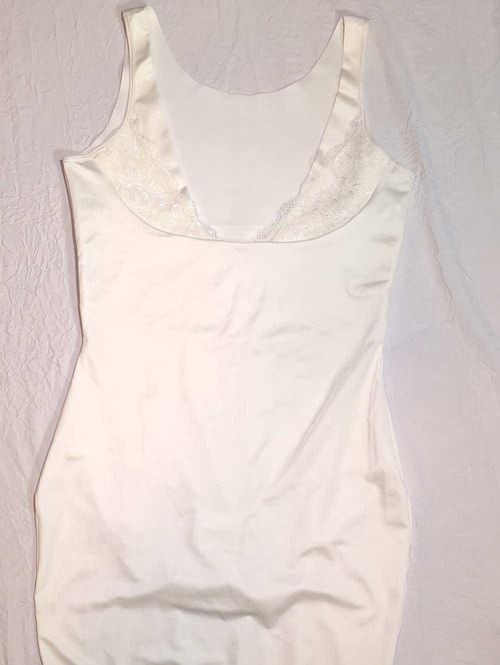 NWOT Maidenform Flexees Wear Your Own Bra Shaper Slip - White 2XL